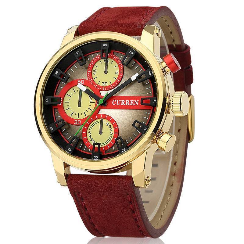 Часы CURREN 8170 Gold Red